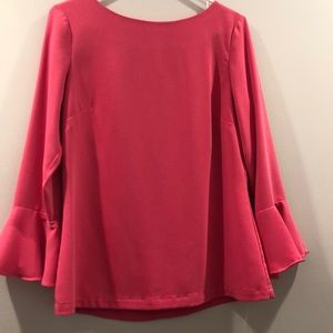 Sail to Sable Lined Pink Blouse